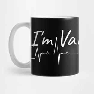 I'm Vaccinated Heartbeat Gift Mug